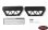 Trifecta Side Sliders for Land Cruiser LC70 Body (Black)