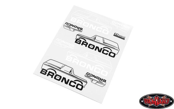 Body Decals for Traxxas TRX-4 79 Bronco Ranger XLT
