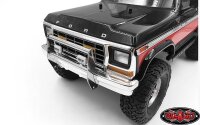 Cowboy Kühlerschutz m. Beleuchtung f. Traxxas Bronco Silber