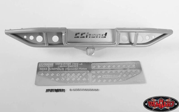 Ranch Bumper mit Stufe hinten für Traxxas Bronco (Silber)