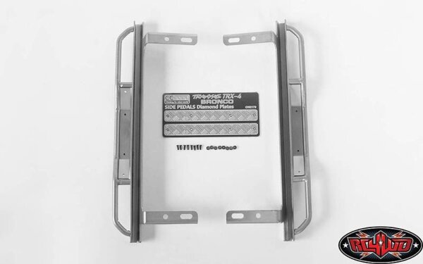 Ranch Trittbrett seitlich für Traxxas Bronco (Silber)