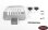 SLVR Front Bull Bar W/Lights for Tamiya 1/10 Isuzu Mu TypeX