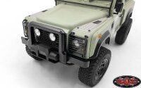 Metal Bumper W/Plastic Winch and Light for 1/18 Gelande D90
