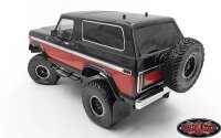 King Reifenhalterung für Traxxas Bronco Schwarz
