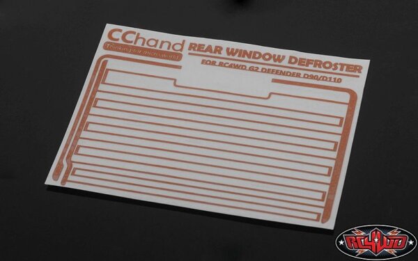 Rear Window Defroster Decal for Gelande II (D90/D110)