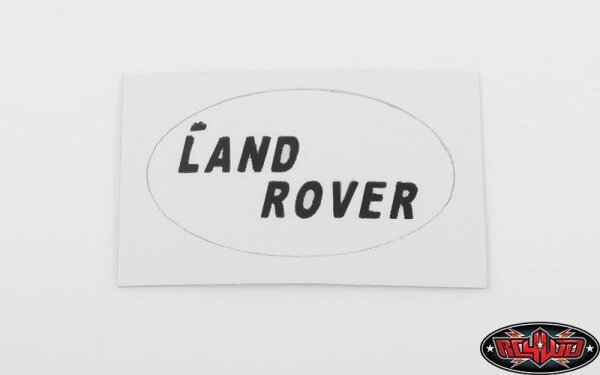Rear Logo Decal for JS Scale 1/10 Range Rover Classic Body