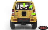 No-Fuss Tire Holder for MST 1/10 CMX w/ Jimny J3 Body