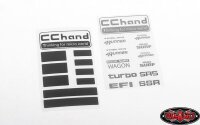 Metal Logo Decal Sheet for 1985 Toyota 4Runner