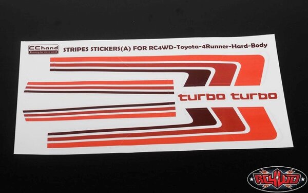 Retro Body Stripes for 1985 Toyota 4Runner Hard Body
