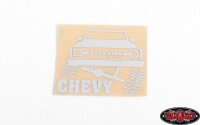 Chrome Chevy K5 Blazer Decals