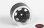 Six-Spoke 1.55 Single Internal Beadlock Felgen Schwarz