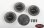 Armor Wheels for DJI Robomaster (Gunmetal)