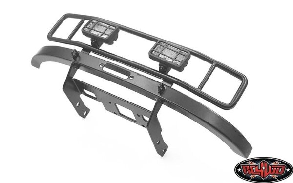 Ranch Steel Front Winch Bumper w/ Lights