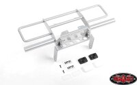 Oxer Steel Front Winch Bumper w/ IPF Lights