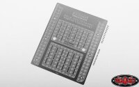 Rear Bed Diamond Plate for Vanquish VS4-10 Origin Body