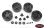 Seren 2.2 Beadlock Wheels w/ Center Caps (Black)