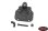 Spare Wheel and Tire Holder for Axial 1/10 SCX10 III Jeep