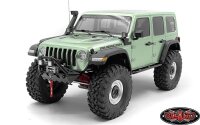 Rough Stuff Metal Front Bumper w/ Flood Lights for Axial