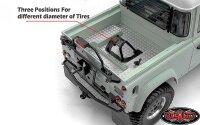Bed Mounted Spare Wheel and Tire Holder for Gelande II