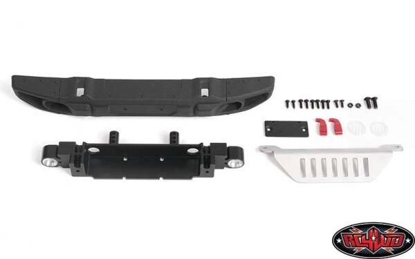 OEM Wide Front Bumper w/ License Plate Holder + Steering Gua