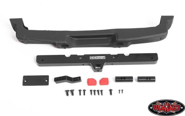 OEM Rear Bumper w/ Tow Hook + License Plate Holder
