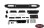 Guardian Steel Rear Bumper W/ Exhaust for MST 4WD Off-Road C