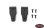 Rear Window Hinges for Axial 1/6 SCX6 Jeep Wrangler