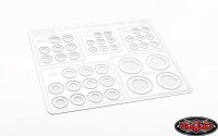 Stainless Steel 0.2mm Spacers Assortment