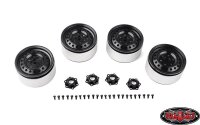 Rad 1.9 Aluminum Internal Beadlock Wheels (Black)
