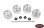 Rad 1.9 Aluminum Internal Beadlock Wheels (Silver)
