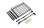Steel Tube Roof Rack w/Roof Rails for Traxxas TRX-4 2021 For