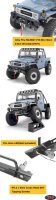 Classic Front Steel Bumper with Lights
