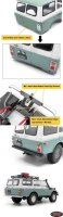 Classic Bumper hinten silber