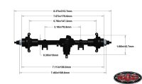 TEQ Ultimate Scale Cast Axle (Front)