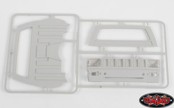 Mojave II Cab Back Panels and Grill Parts Tree (Gray)