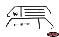 Roll Cage and Steering Wheel for 1/10th Black Rock