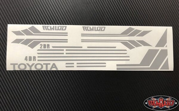 Clean Stripes for Mojave II 2/4 Door Decal Sheet(Grey)