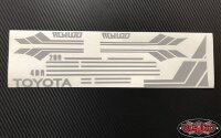 Clean Stripes for Mojave II 2/4 Door Decal Sheet(Grey)