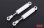 Super Scale 70mm White Shocks with Internal Springs