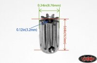 9 Tooth 32P Hardened Steel Long Pinion Gear