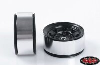 SLVR Stamped Steel Single 1.55 Stock Black Beadlock Wheel