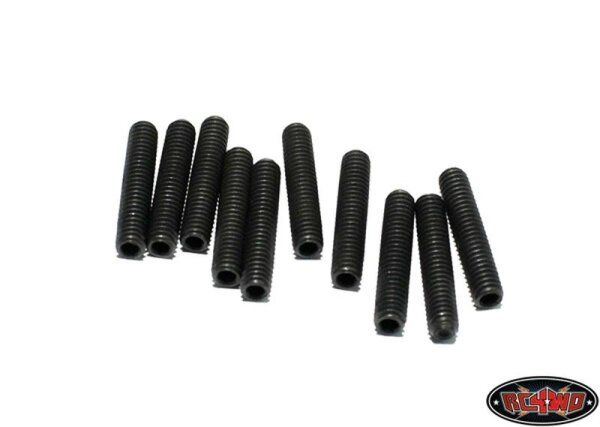 M4 20mm long threaded shaft (set screws) (10)