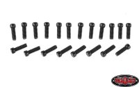 Sechskantschrauben M2x6mm schwarz