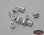 6mm Silver Spacer with M3 Hole (10)