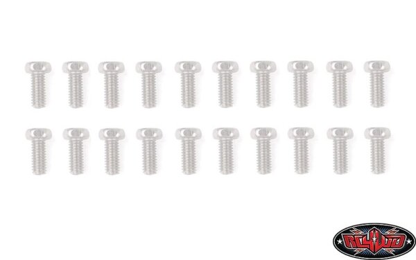 Sechskantschrauben M2.5x6mm silber