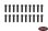 Sechskantschrauben M3x10mm schwarz