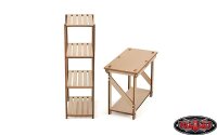 1/10 Wood Garage Shelves and Work Bench Set