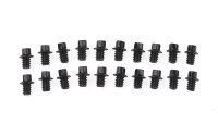 Miniatur Sechskantschrauben M1.6x2mm schwarz