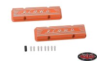 Aluminium-Ventildeckel für Scale-V8-Motor orange