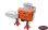 Aluminium-Ventildeckel für Scale-V8-Motor orange